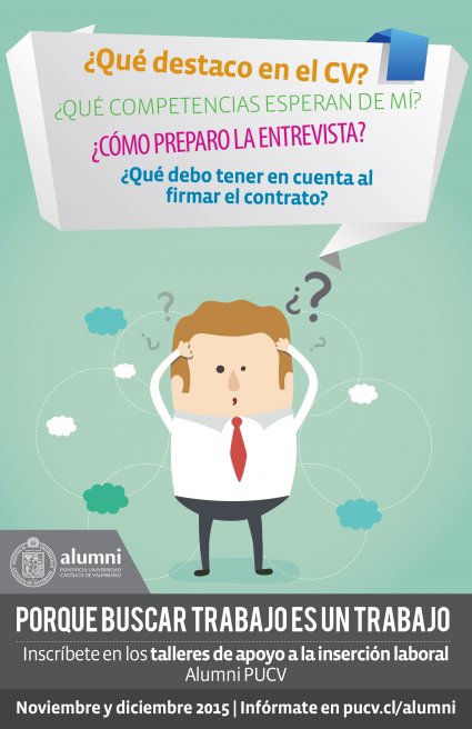 Participa en los talleres de Apoyo a la Inserción Laboral Alumni PUCV - Foto 1