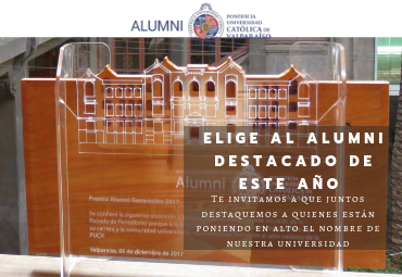 Elige al Alumni PUCV destacado del 2019