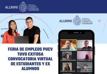 Feria de Empleos PUCV tuvo exitosa convocatoria virtual de estudiantes y ex alumnos