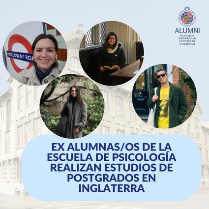 Ex alumnas/os de la Escuela de Psicología realizan estudios de postgrados en Inglaterra - Foto 1