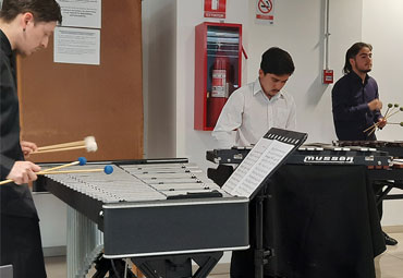 “Más arte, más cultura en tu campus” llegó a Ingeniería de Construcción y Transporte