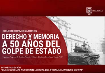 Primera sesión de “Derecho y memoria a 50 años del golpe de Estado”