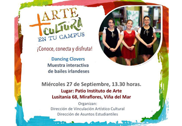 Muestra de bailes irlandeses en Instituto de Arte