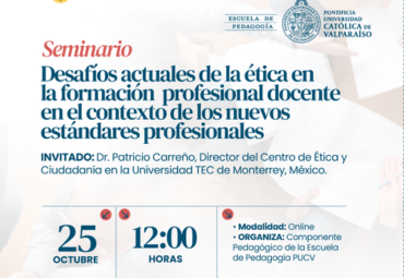 Seminario online "Desafíos actuales de la ética en la formación profesional docente en el contexto de los nuevos estándares profesionales"