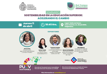 Seminario “Sostenibilidad en la educación superior: acelerando el cambio”