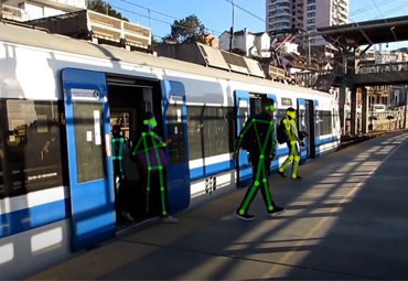 Proyecto permite conocer la actividad de los pasajeros en estaciones de Metro a través de IA