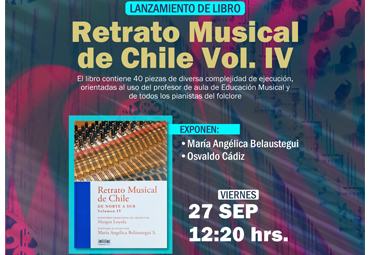 Lanzamiento de libro “Retrato Musical de Chile”