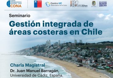 Instituto de Geografía invita a Seminario sobre gestión integrada de áreas costeras