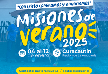 Finalizan postulaciones para Misiones de Verano 2025