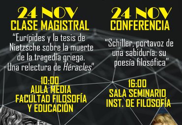 Conferencia "Schiller, portavoz de una sabiduría: su poesía filosófica"