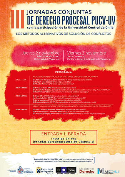 III Jornadas Conjuntas de Derecho Procesal PUCV-UV