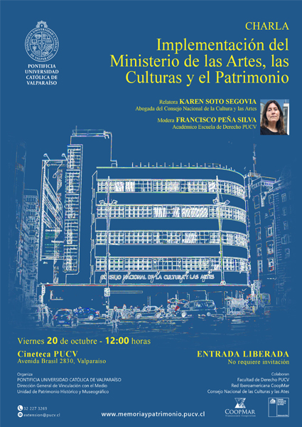 Charla "Implementación del nuevo Ministerio de las Culturas, las Artes y el Patrimonio"