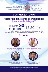 Conversatorio "Reforma al Sistema de Pensiones: Una mirada integral"