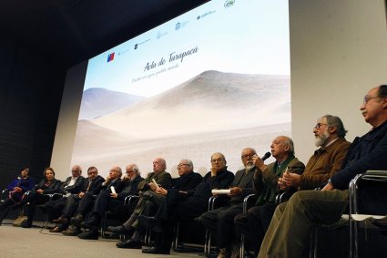 FIRMA DEL ACTA DE TARAPACÁ - PUEBLO SIN AGUA, PUEBLO MUERTO