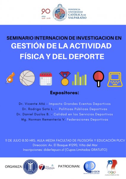 Seminario Internacional de Investigación en Gestión Deportiva