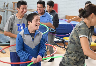 Proyecto implementó clases para niños en situación de discapacidad por estudiantes de Educación Física