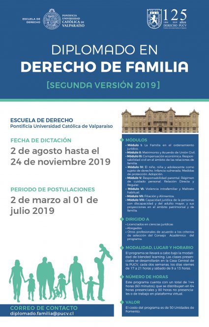 Postulaciones Diplomado en Derecho de Familia