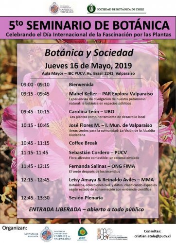 Quinto Seminario de Botánica