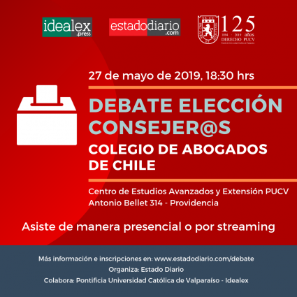 Debate elecciones de consejeros/as del Colegio de Abogados