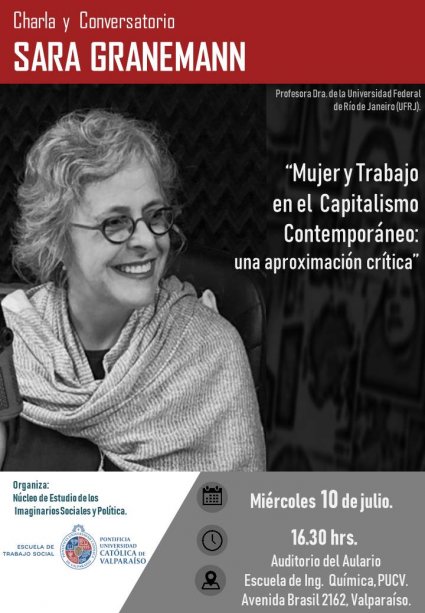 Charla "Mujer y Trabajo en el capitalismo contemporáneo: una aproximación crítica"