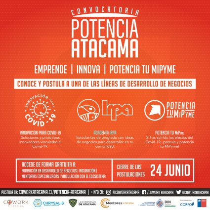 Convocatoria Potencia Atacama