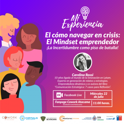 Webinar Cowork Atacama: El cómo navegar en crisis, el mindset emprendedor