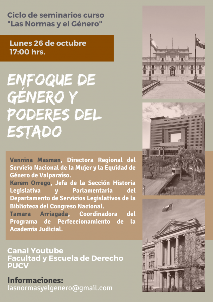 Seminario "Enfoque de género y poderes del Estado"