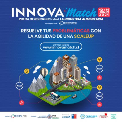 InnovaMatch 2021: con Carozzi, PF y Centro CREAS, Ceinnova PUCV realiza rueda de negocios para la industria alimentaria