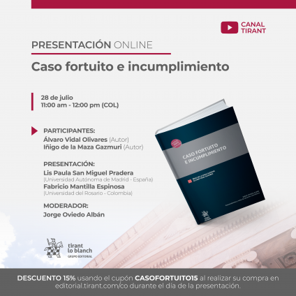 Presentación del libro "Caso fortuito e incumplimiento"