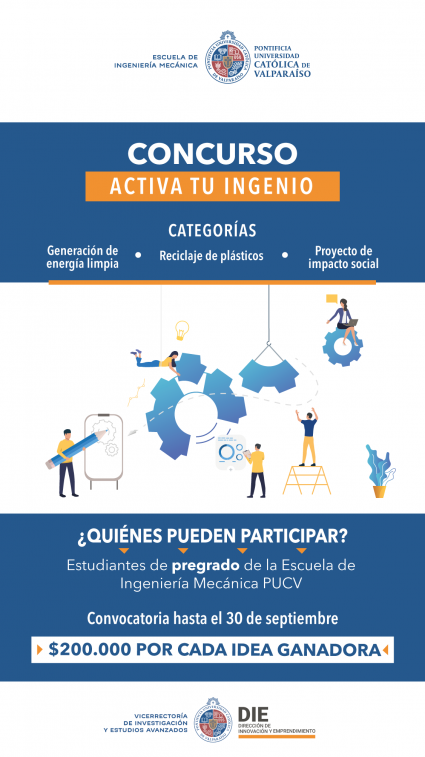 Concurso Activa tu ingenio Escuela de Ingeniería Mecánica PUCV