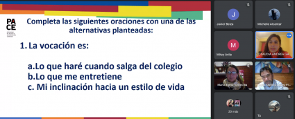 Estudiantes son orientados por PACE PUCV para explorar su vocación