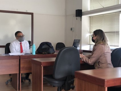 Facultad de Teología recibe a Dr. Joel Saavedra, candidato a la terna de rector