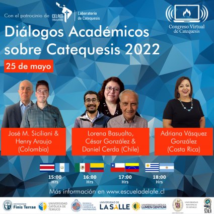 Prof. Ana María Formoso expondrá en el Congreso Virtual "Diálogos Académicos sobre Catequesis 2022"