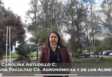 SALUDOS 10 AÑOS | Dra. Carolina Astudillo, Decana Facultad Cs. Agronómicas y de los Alimentos PUCV