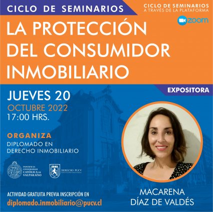 Seminario "La protección del consumidor inmobiliario"