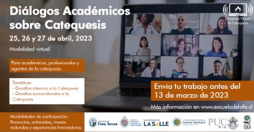 Descarga aquí las bases de participación del congreso virtual "Diálogos Académicos sobre Catequesis 2023"