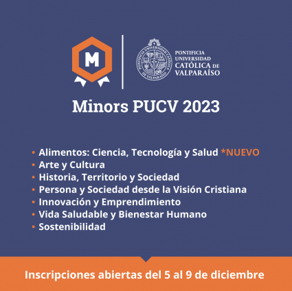 Minor "Persona y sociedad desde la visión cristiana" para estudiantes de pregrado