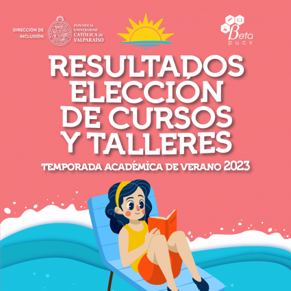 Resultados elección cursos y talleres TAV 2023