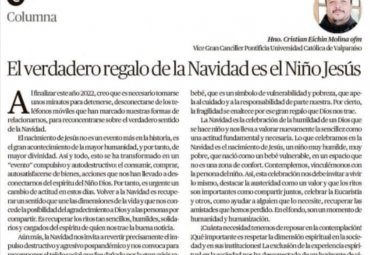 Columna de opinión: "El verdadero regalo de la Navidad es el Niño Jesús"