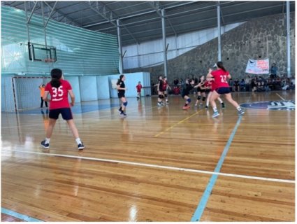 Exitoso campeonato de balonmano en nuestro gimnasio