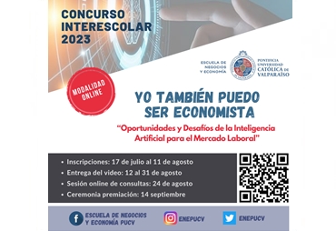 Concurso Interescolar “Yo también puedo ser economista” 2023