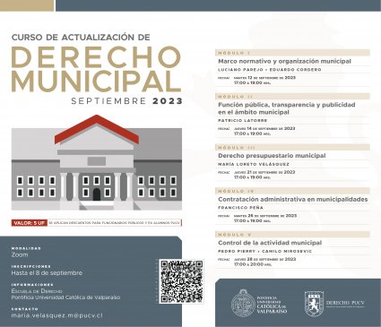 Curso de Actualización de Derecho Municipal