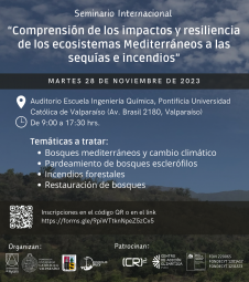 Comprensión de los impactos y resiliencia de los ecosistemas Mediterráneos a las sequías e incendios