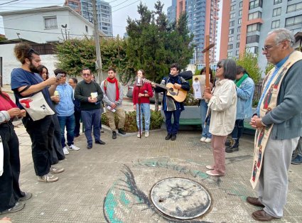 Vía Crucis en Campus Recreo PUCV