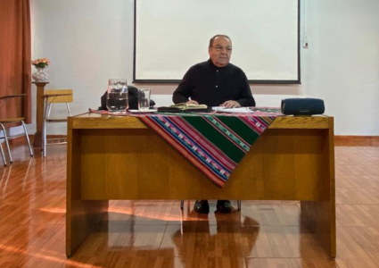 Profesor emérito, Dr. Kamel Harire, dictó una conferencia en el marco de la jornada de reflexión del clero de la Diócesis de San Felipe