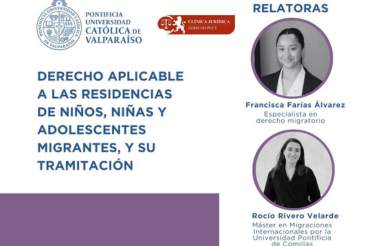 Clínica Jurídica e Interculturalidad PUCV llevan a cabo Seminario sobre regularización de niñas, niños y adolescentes