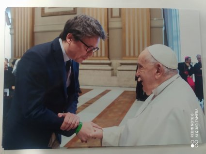 Autoridades de la Facultad participaron en Congreso Internacional junto al Papa Francisco en Roma